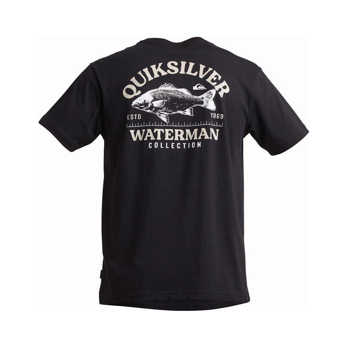 Quiksilver Men&rsquo;s Ground Swells Short Sleeve Tee, Black, bcf_hi-res