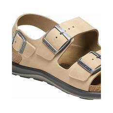Birkenstock Women's Milano Cross Town Sandals, Tobacco Brown Oil, bcf_hi-res