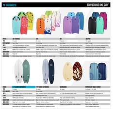 Tahwalhi Junior Surfboard 5ft Khaki/White, , bcf_hi-res