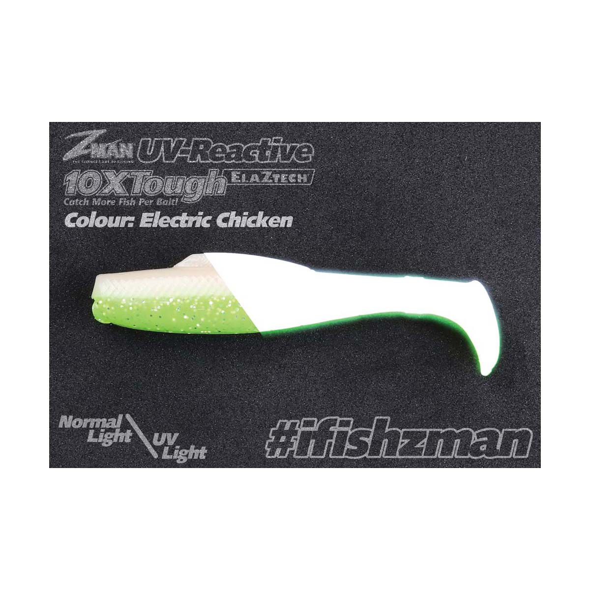 ZMan MinnowZ Soft Plastic Lure 3in 6 Pack Electric Chicken, Electric Chicken, bcf_hi-res