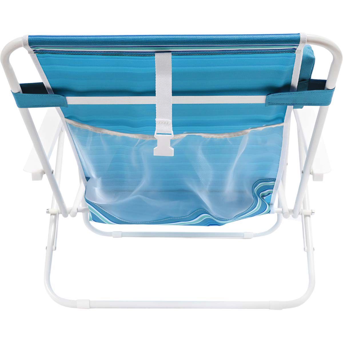 Wanderer Seafoam Stripe Beach Chair 120kg BCF