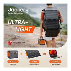 Jackery 300 Plus Solar Generator + SolarSaga 40W Mini Solar Panel, , bcf_hi-res