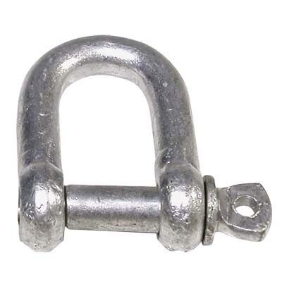 Bowline Galvanised D Shackle 10mm, , bcf_hi-res