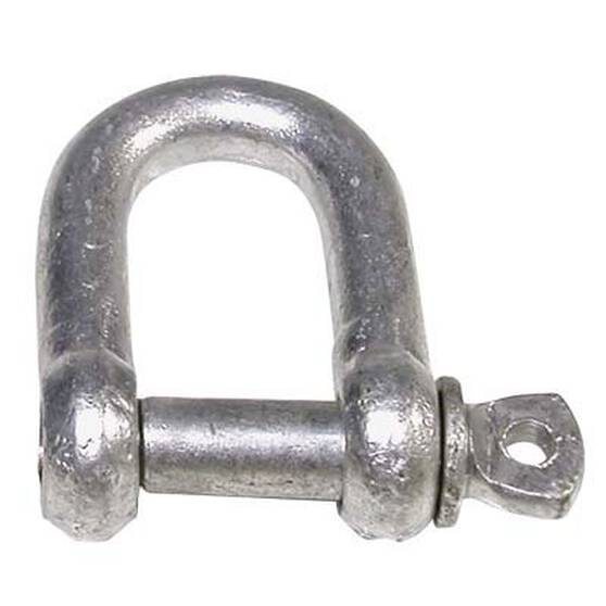 Blueline Galvanised D Shackle 13mm, , bcf_hi-res