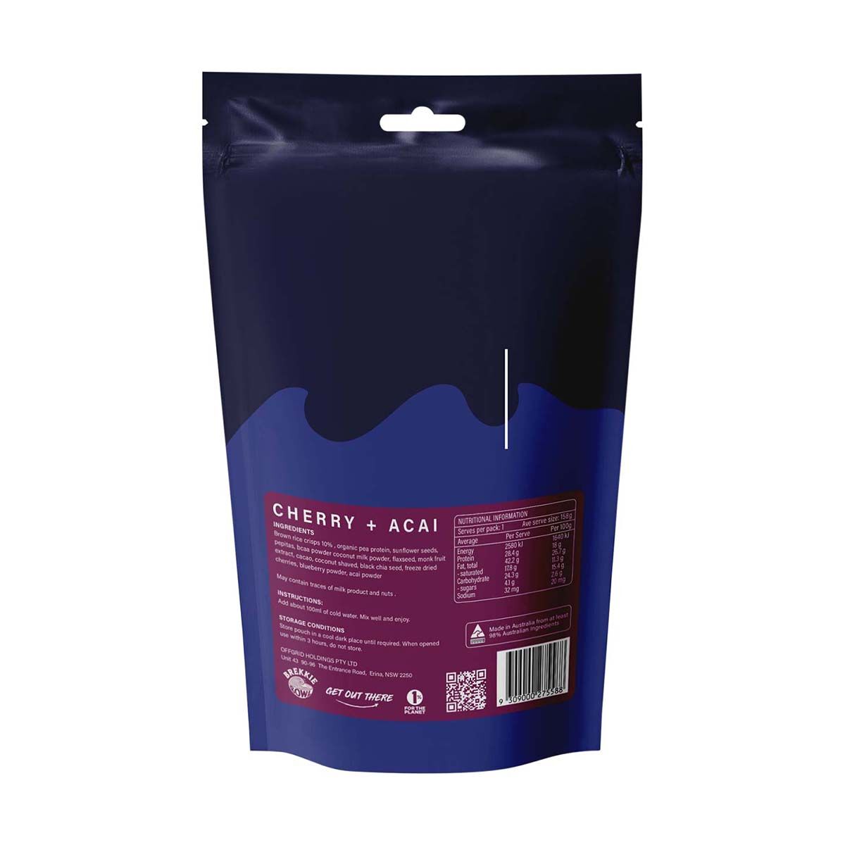 Offgrid Breakfast Bowl Cherry and Acai, , bcf_hi-res