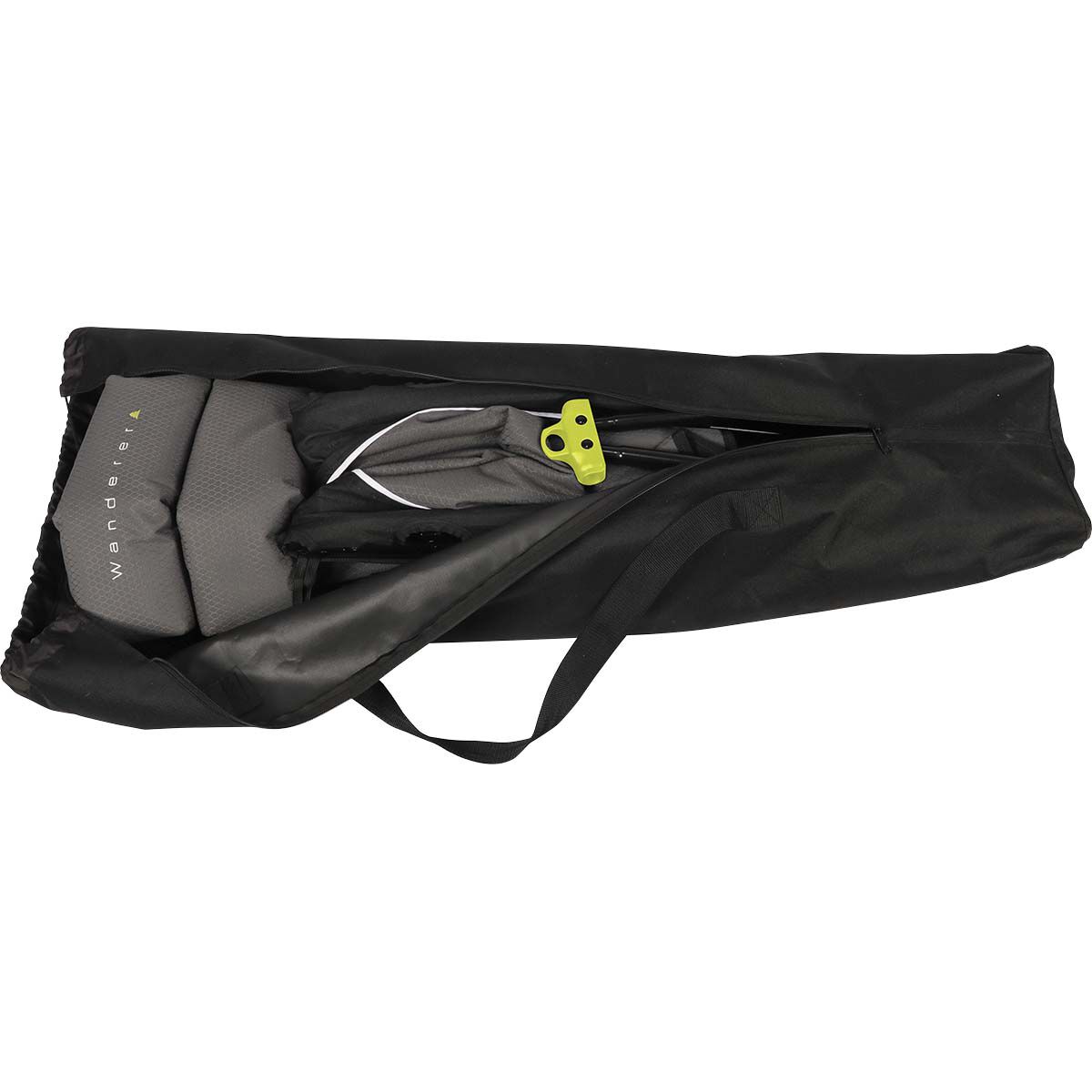 Wanderer Quad Fold Compact Lounger 130kg, , bcf_hi-res