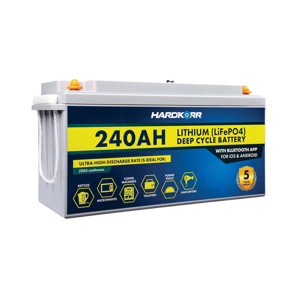 Hardkorr Lithium Battery 240AH with Bluetooth, , bcf_hi-res