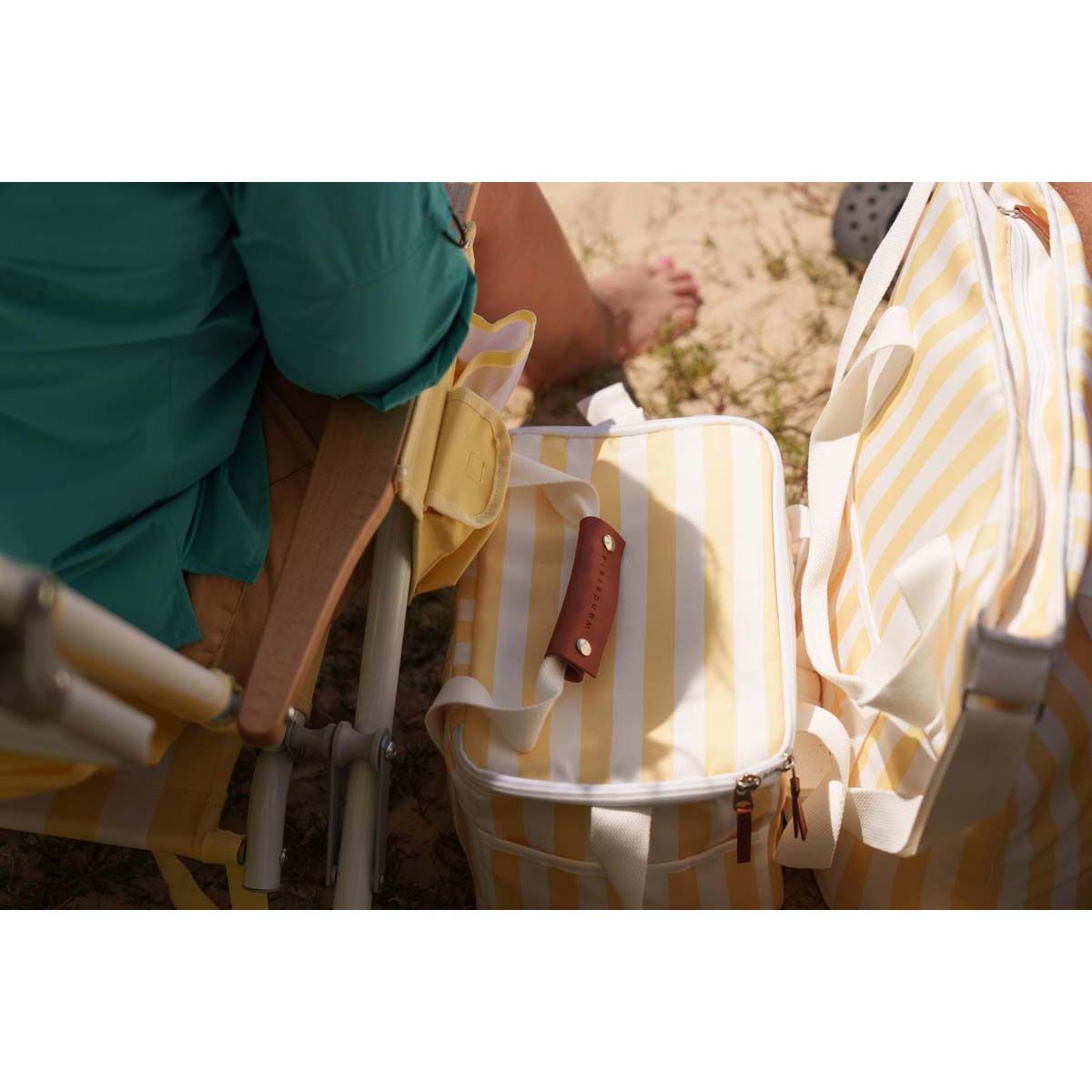 Wanderer Yellow Stripe Soft Cooler, , bcf_hi-res