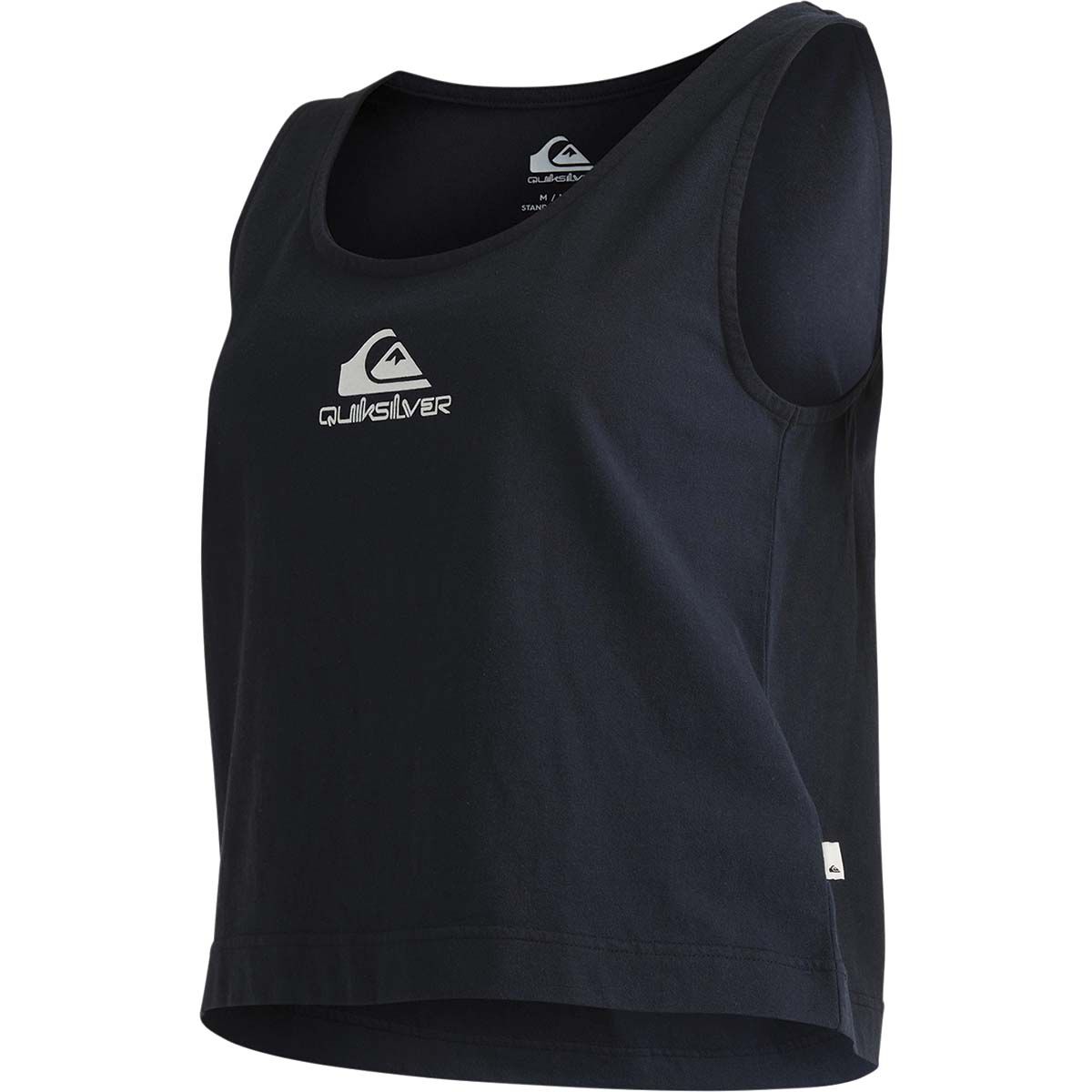 Quiksilver Comp Logo Tank for Women, Black, bcf_hi-res