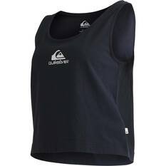 Quiksilver Comp Logo Tank for Women, Black, bcf_hi-res