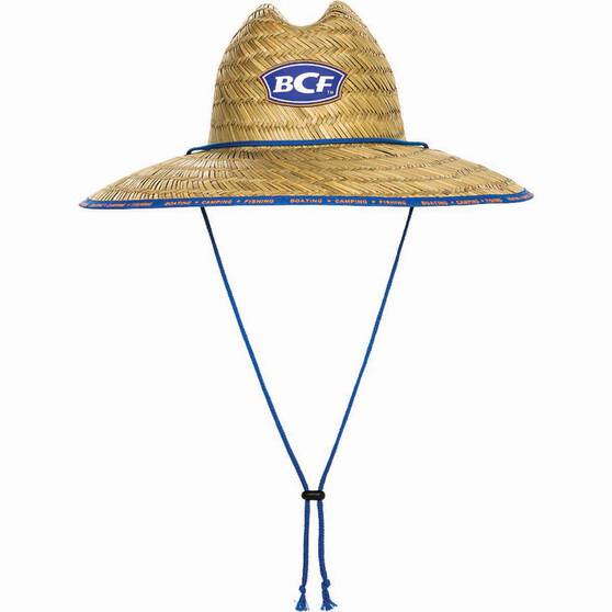 BCF Youth Straw Hat, Blue, bcf_hi-res