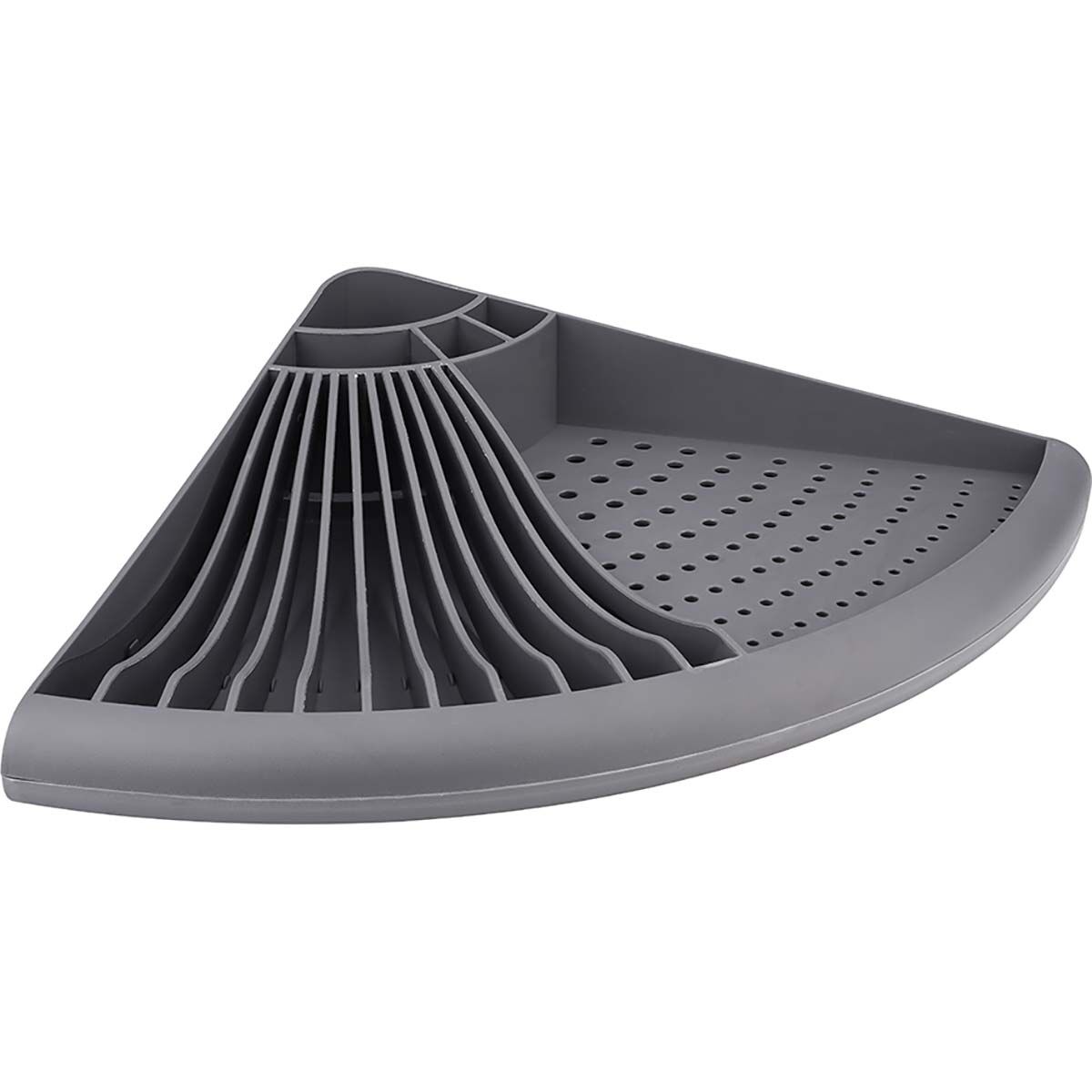 Wanderer Corner Dish Rack with Drip Tray, , bcf_hi-res