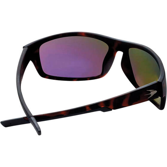 Stingray Flathead Polarised Sunglasses Brown with Green Lens, , bcf_hi-res