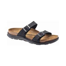 Birkenstock Women’s Sierra Cross Town Oiled Leather Sandals Black 35, Black, bcf_hi-res