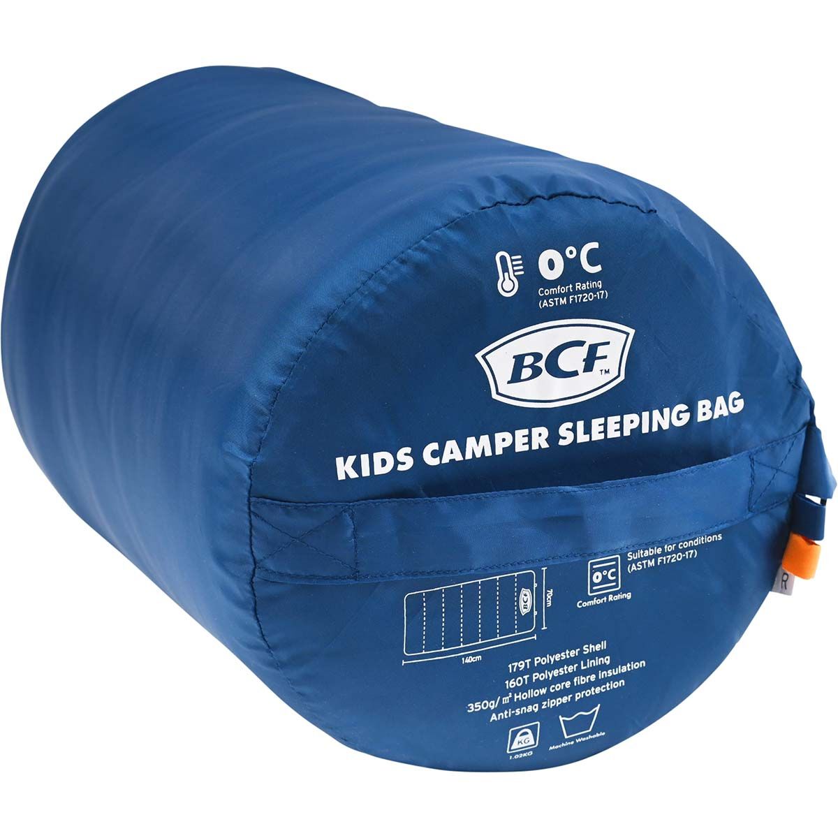 BCF Kids Camper Sleeping Bag 0&deg;, , bcf_hi-res