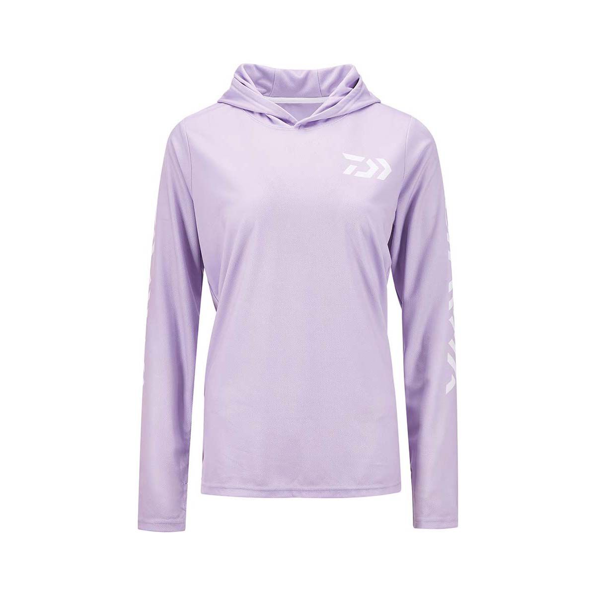 Daiwa Women's Lilac Hooded Fishing Shirt, , bcf_hi-res