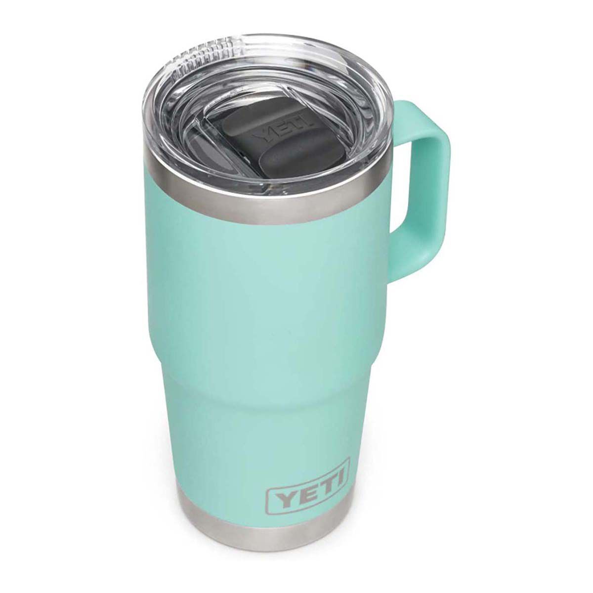 YETI&reg; Rambler&reg; Travel Mug 20 oz (591ml) with Stronghold&trade; Lid Seafoam, Seafoam, bcf_hi-res
