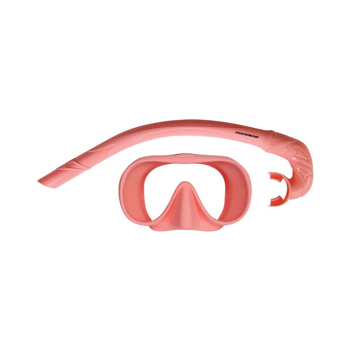 Mirage Sunsets Mask and Snorkel Combo Coral, Coral, bcf_hi-res