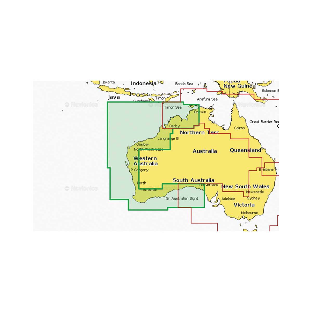 Navionics Platinum Plus Australia West Marine Chart, , bcf_hi-res