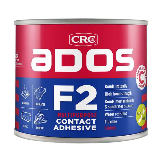 ADOS F2 Multipurpose Contact Adhesive 500ml, , bcf_hi-res