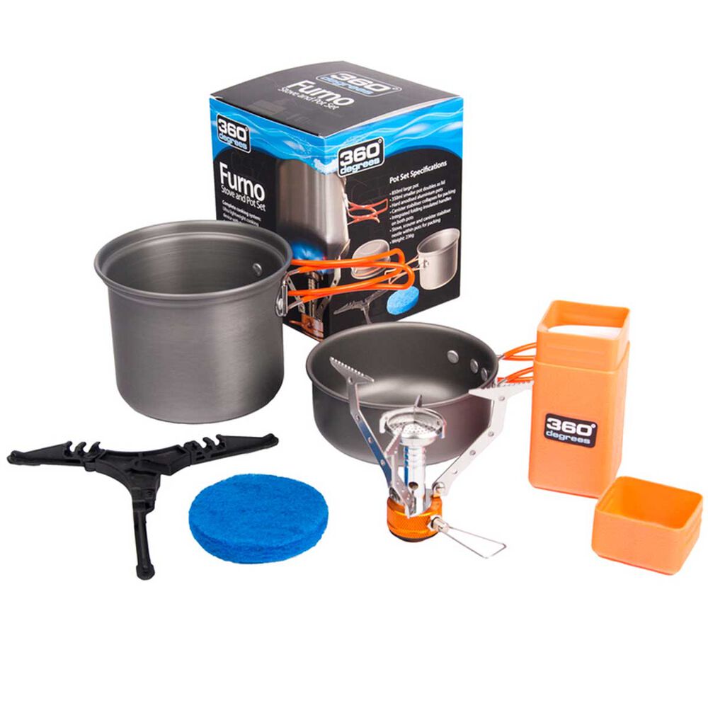 360 Degrees Furno Hiking Stove and Pot Set BCF