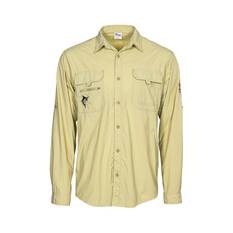 The Great Northern Brewing Co. Mens Long Sleeve Fishing Shirt, Sand, bcf_hi-res