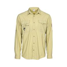 The Great Northern Brewing Co. Mens Long Sleeve Fishing Shirt Sand S, Sand, bcf_hi-res