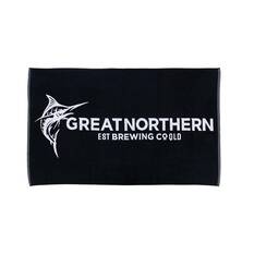 The Great Northern Brewing Co. Beach Towel Black, Black, bcf_hi-res