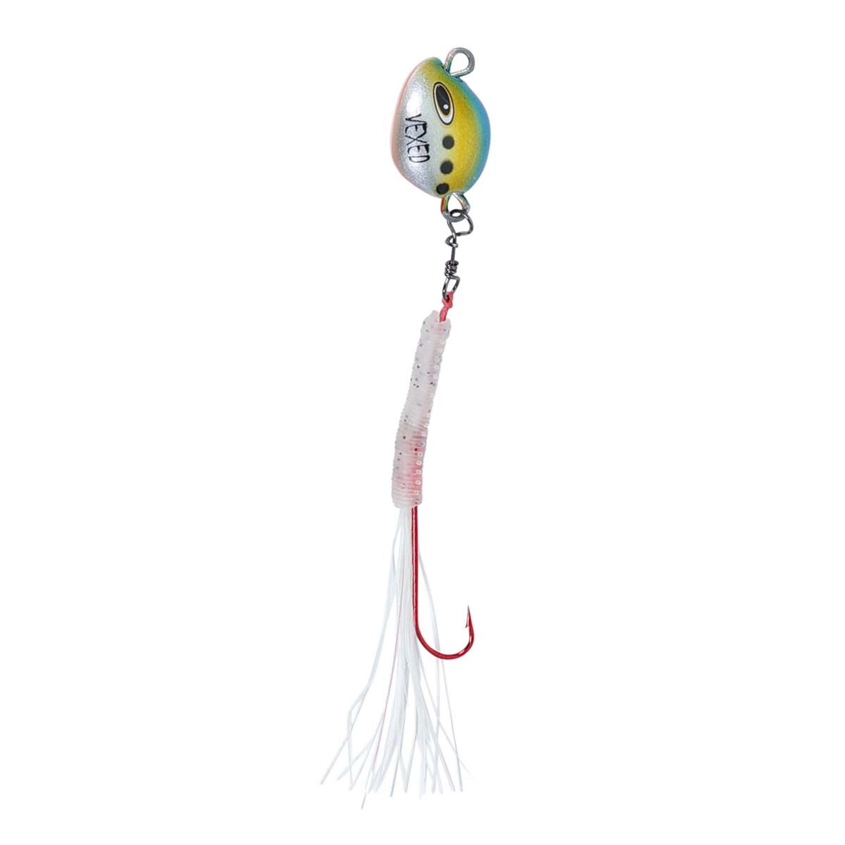 Vexed Bottom Worm Long Shank Jig Lure 3.5g Pilly Glow, Pilly Glow, bcf_hi-res