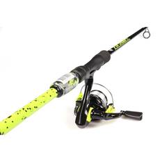 Okuma Fin Chaser X Spinning Combo Neon Green 6ft 6in, Neon Green, bcf_hi-res