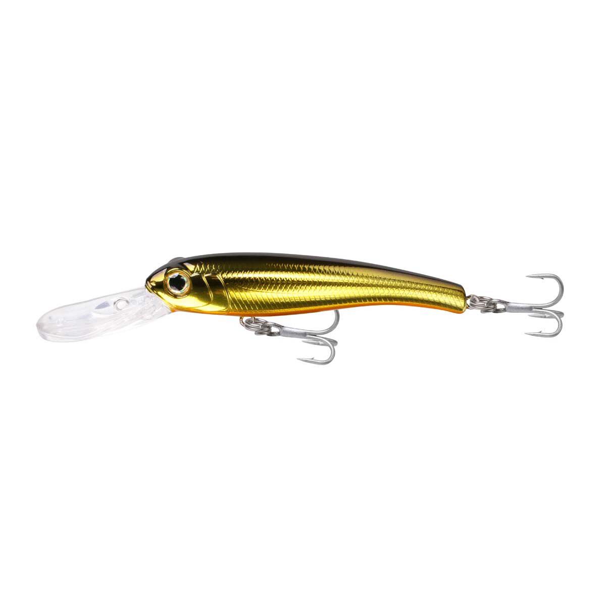 Fishcraft Dr Stretch Hard Body Lure 85mm Black and Gold, Black and Gold, bcf_hi-res
