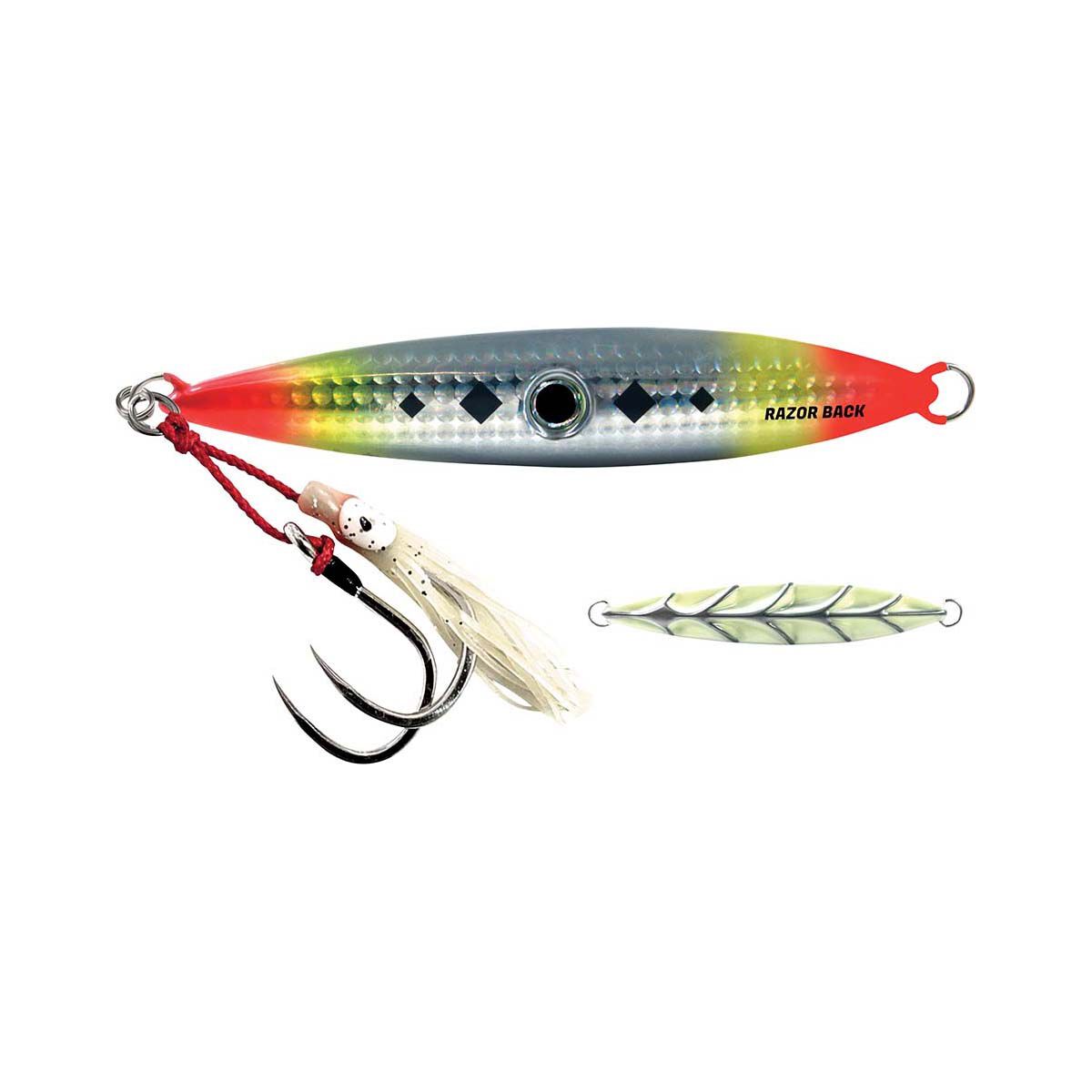 Synotek Razor Back Jig Lure 150g Red Head, Red Head, bcf_hi-res