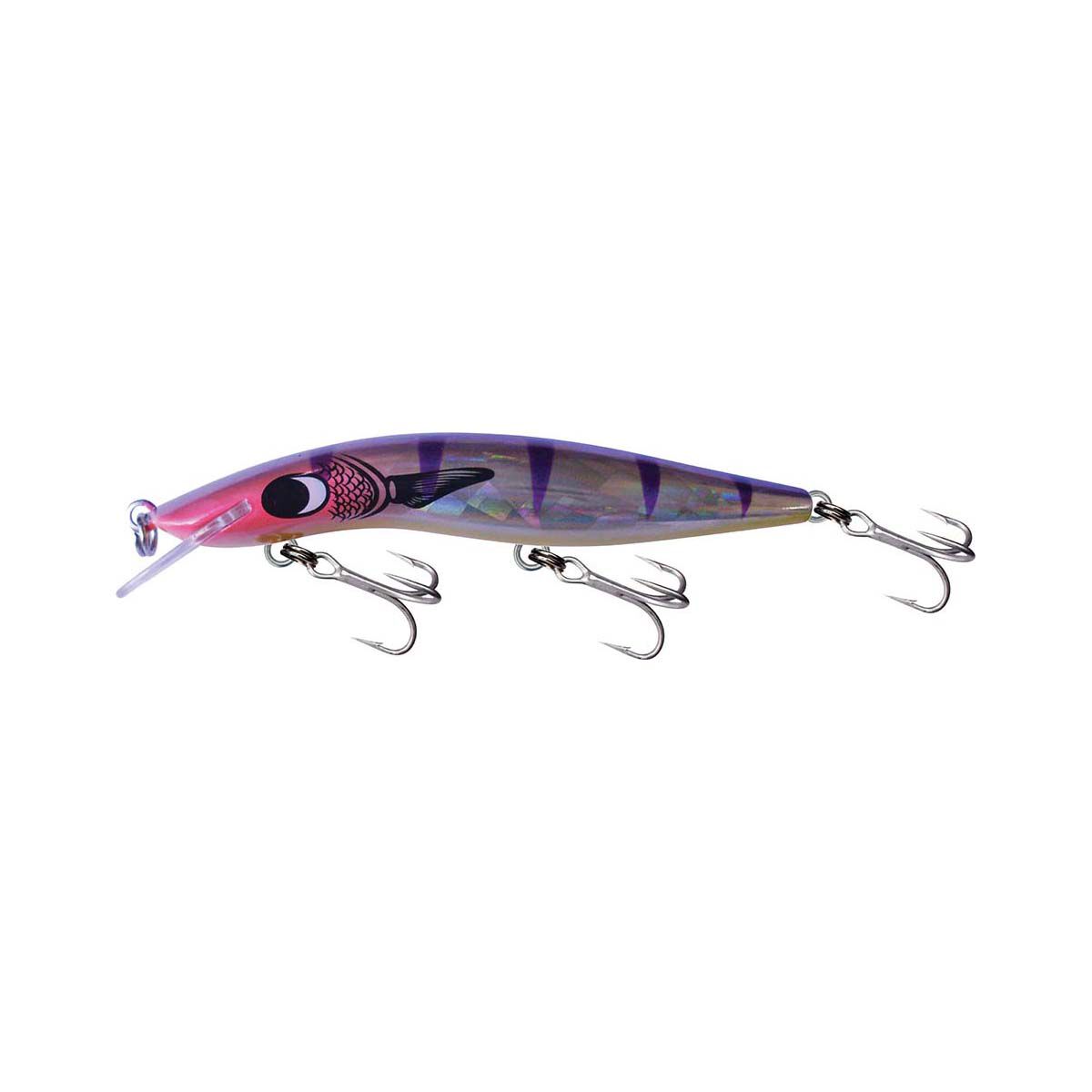 Classic 120 Hard Body Lure 120mm 10ft Bobby Dazzler Silver Purple, Bobby Dazzler Silver Purple, bcf_hi-res