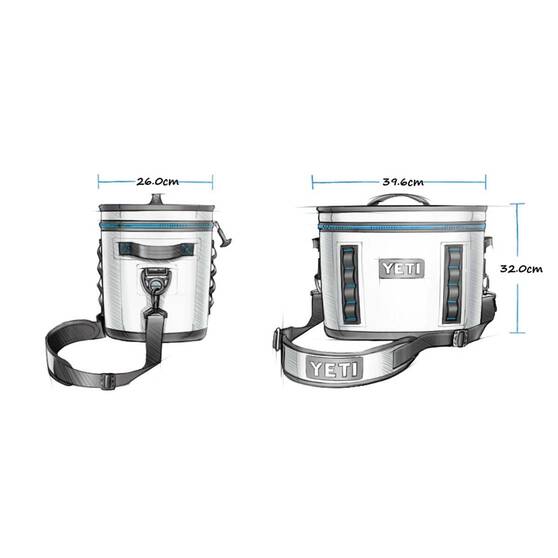 YETI® Hopper Flip® 18 Soft Cooler Black, Black, bcf_hi-res