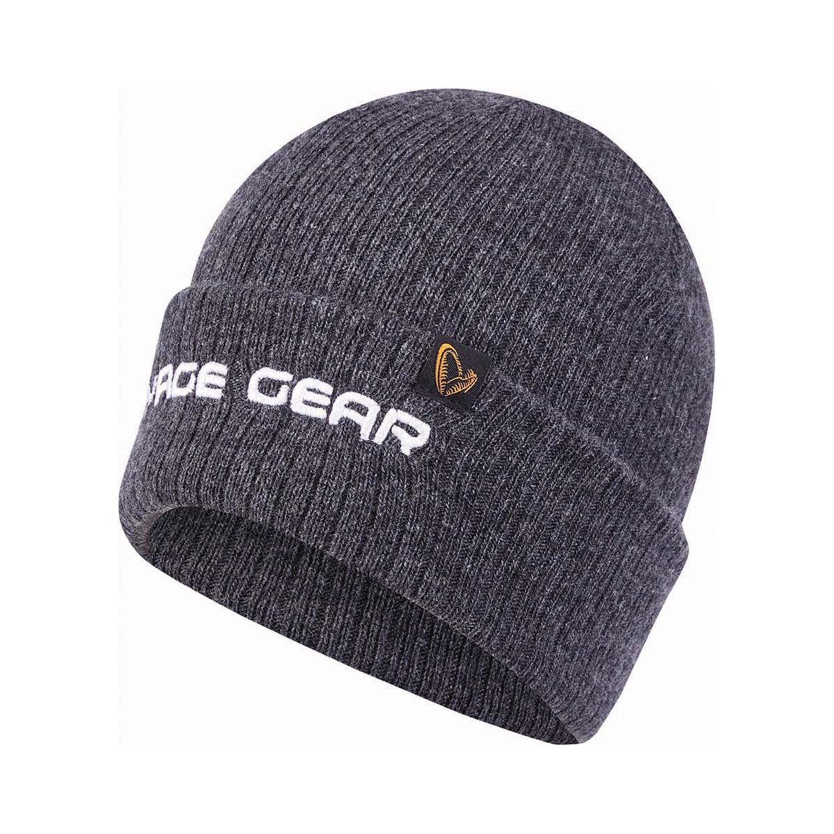 Savage Gear Unisex Beanie Charcoal OSFM, Charcoal, bcf_hi-res
