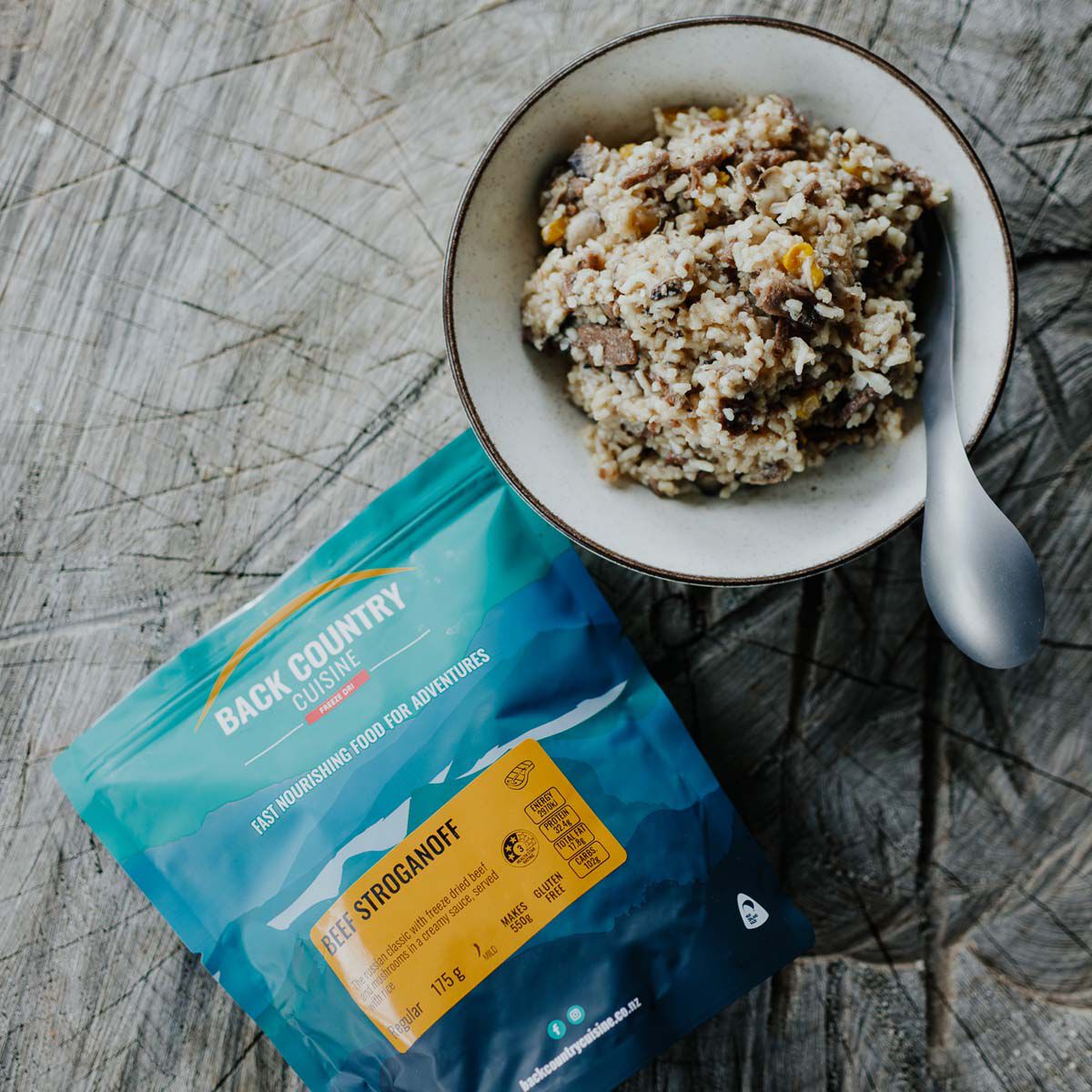 Back Country Cuisine Freeze Dried Beef Stroganoff 1 Serve, , bcf_hi-res