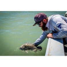 MAKO GT Polarised Men's Sunglasses Black with Blue Lens, , bcf_hi-res