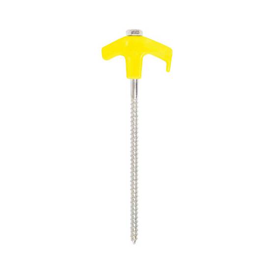 OZtrail 150mm Screw in Tent Peg - Set of 15, , bcf_hi-res