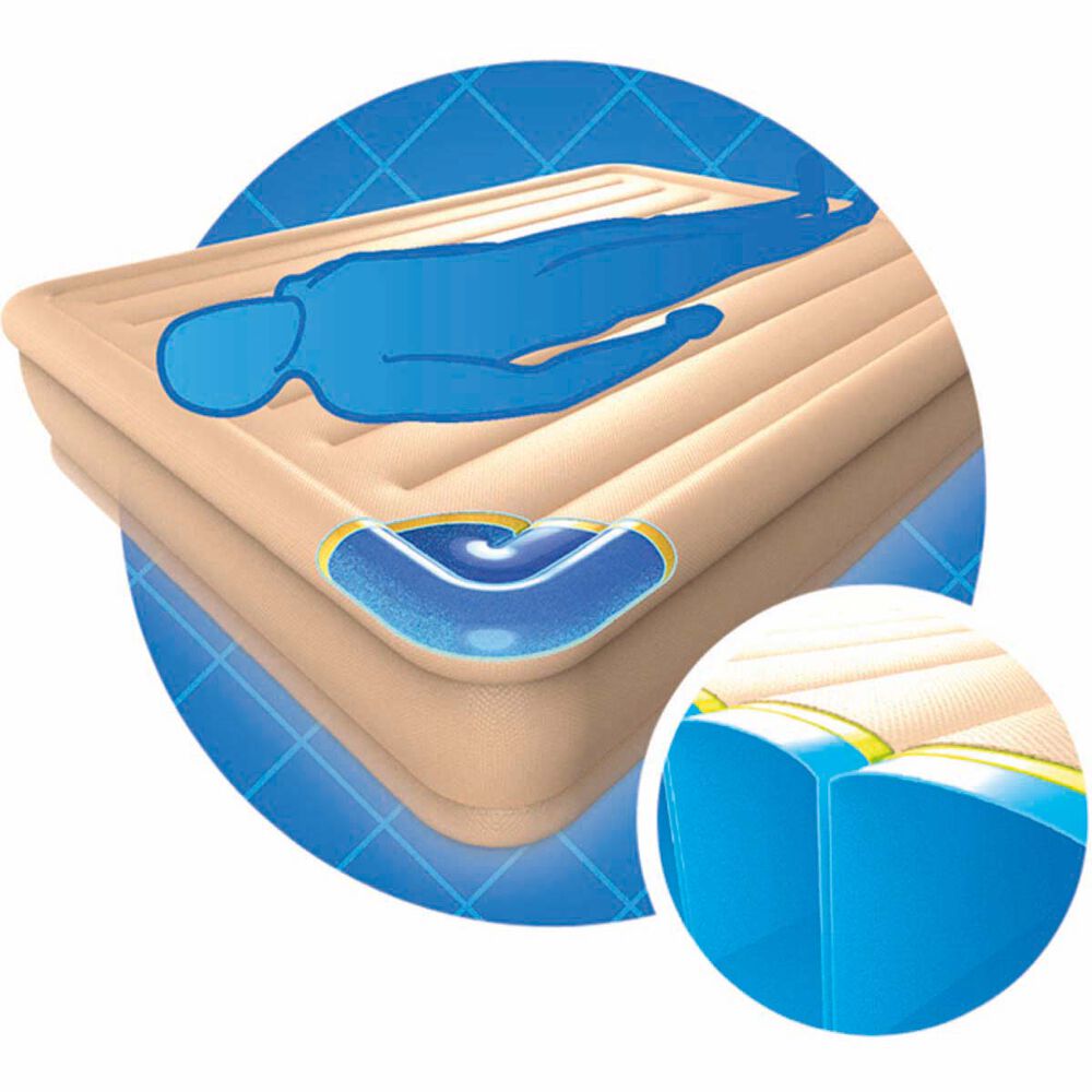 Bestway Alwayzaire Double High Airbed Queen 240v Bcf Bestway Alwayzaire Double High Airbed Queen 240v Bcf Hi Res