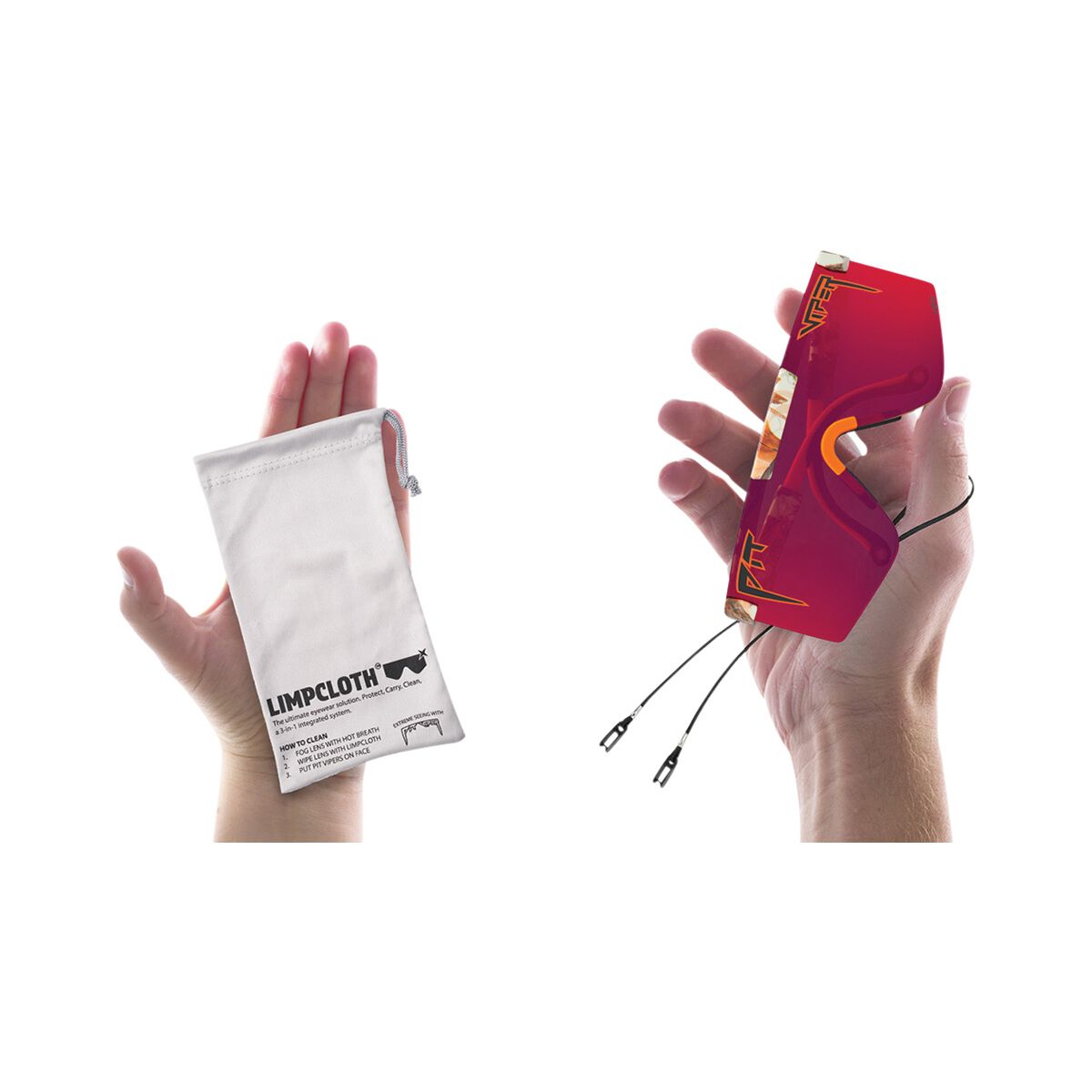 Pit Viper The Actualbush Original Polarised Sunglasses 2.0 Narrow Red, Red, bcf_hi-res