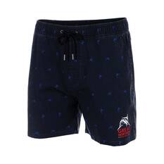 The Great Northern Brewing Co. Men’s Printed Volley Shorts, Navy, bcf_hi-res