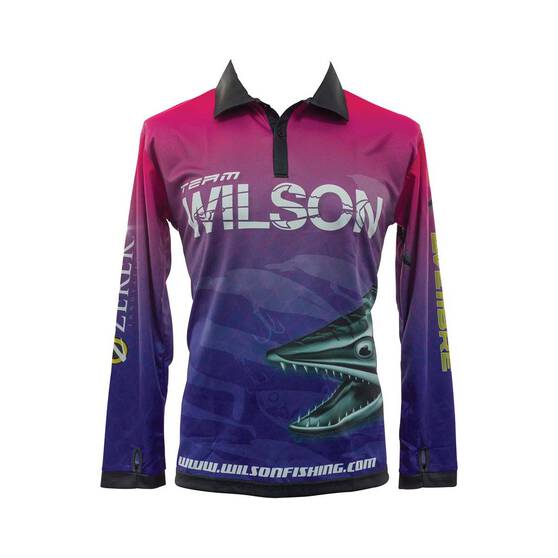 Wilson Women’s Team Sublimated Polo, Pink / Purple, bcf_hi-res
