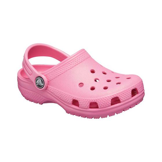Crocs C10 Shoes Crocs Kids All-Terrain Clogs Shoes Aqua Pink Size