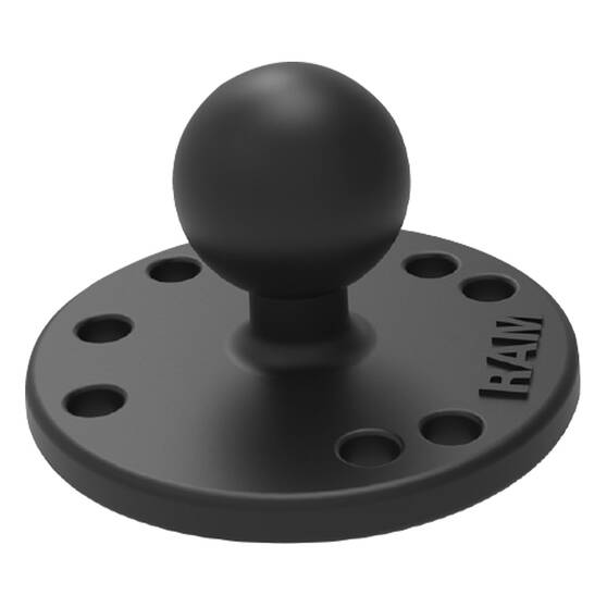 RAM 63mm Round Plate with 25mm B Ball, , bcf_hi-res