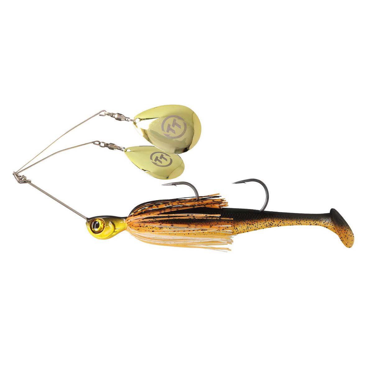 TT Fishing Torando+ Twin Spinner Rigged Spinnerbait Lure 3/4oz Carp, Carp, bcf_hi-res
