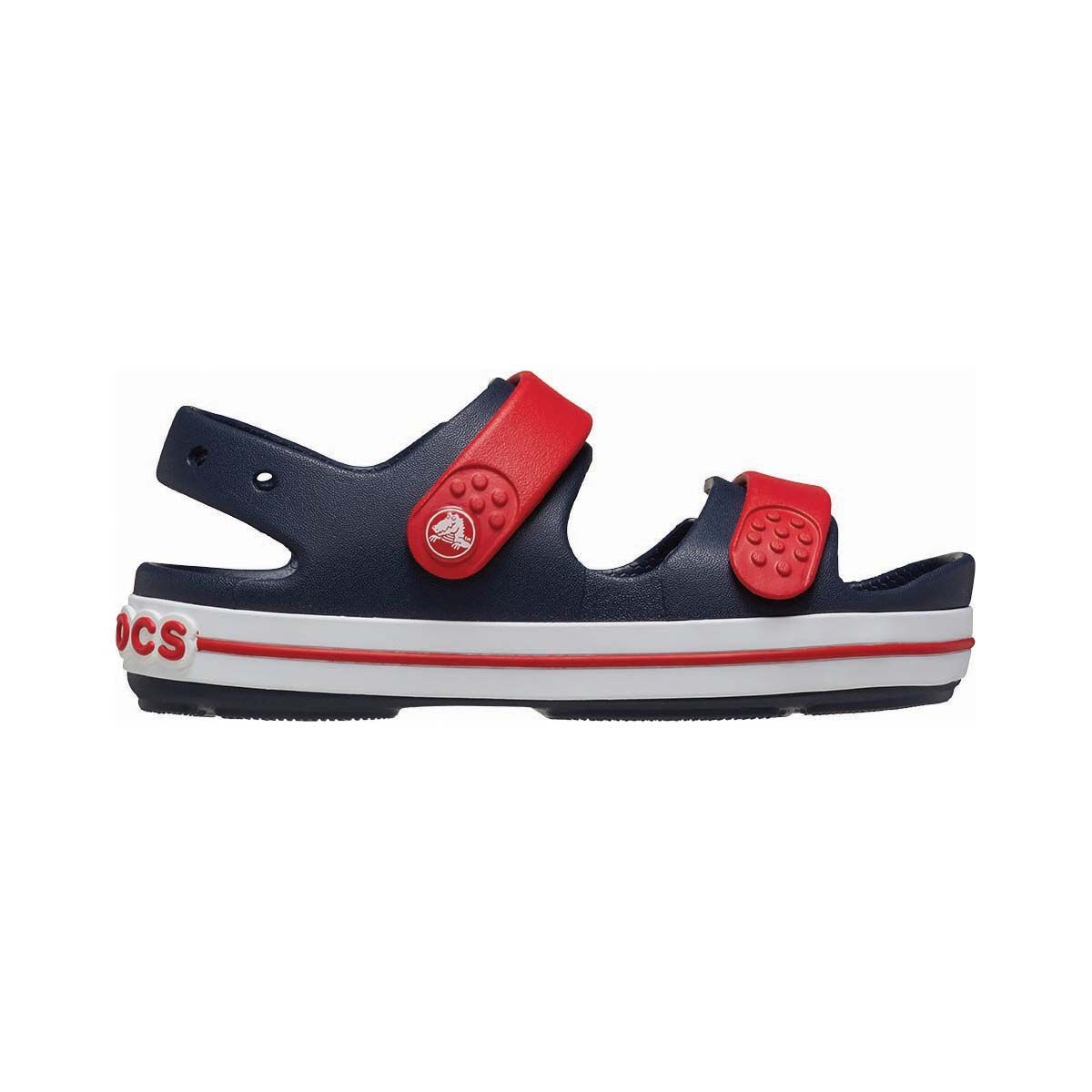 Crocs Kids' Crocband Cruiser Sandals Navy / Red C5, Navy / Red, bcf_hi-res