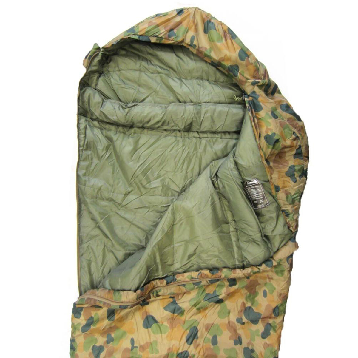 Caribee Auscam Deploy 1300 0C Hooded Sleeping Bag BCF