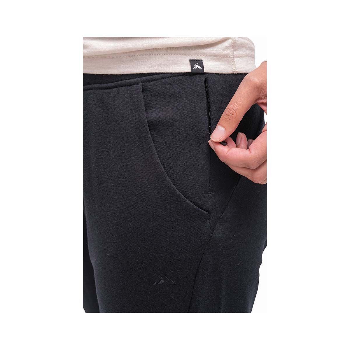 Macpac Women's Merino Blend Track Pants Black 14, Black, bcf_hi-res