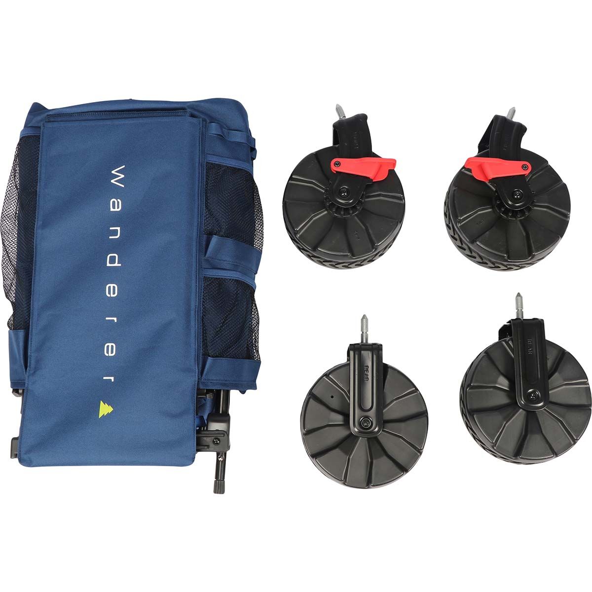 Wanderer Noosa Premium Quad Fold Beach Cart, , bcf_hi-res