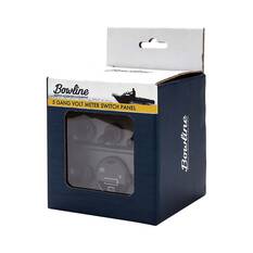 Bowline Switch Panel 5 Gang Voltmeter Black, , bcf_hi-res